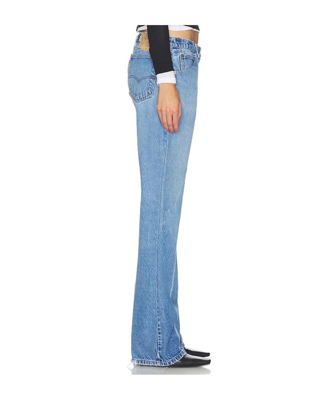 aligrace Blue The Sloane Bootcut Jean