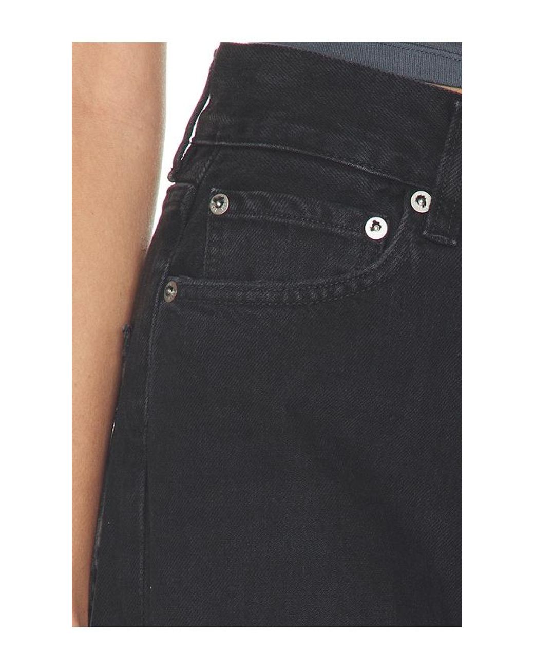 Agolde Black 80S High Rise Vintage Taper Jean