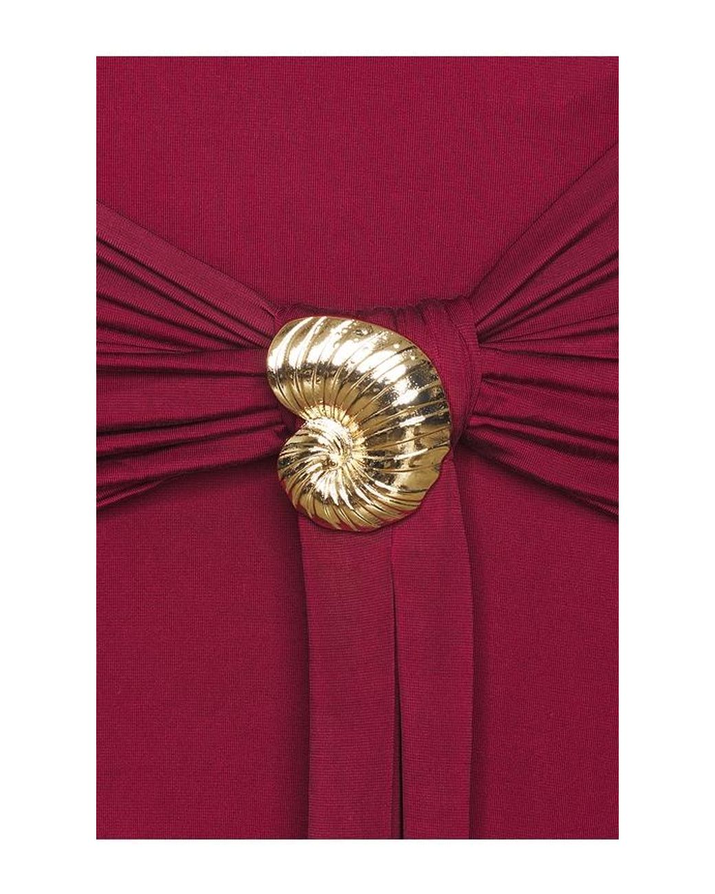 ROAME. Red Julietta Halter Dress