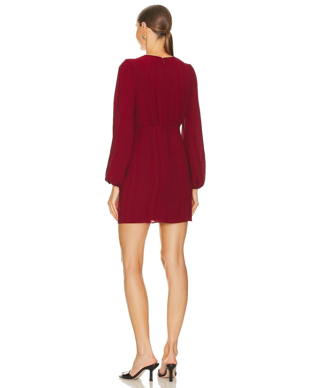 Bcbgeneration ruffle 2025 sleeve dress