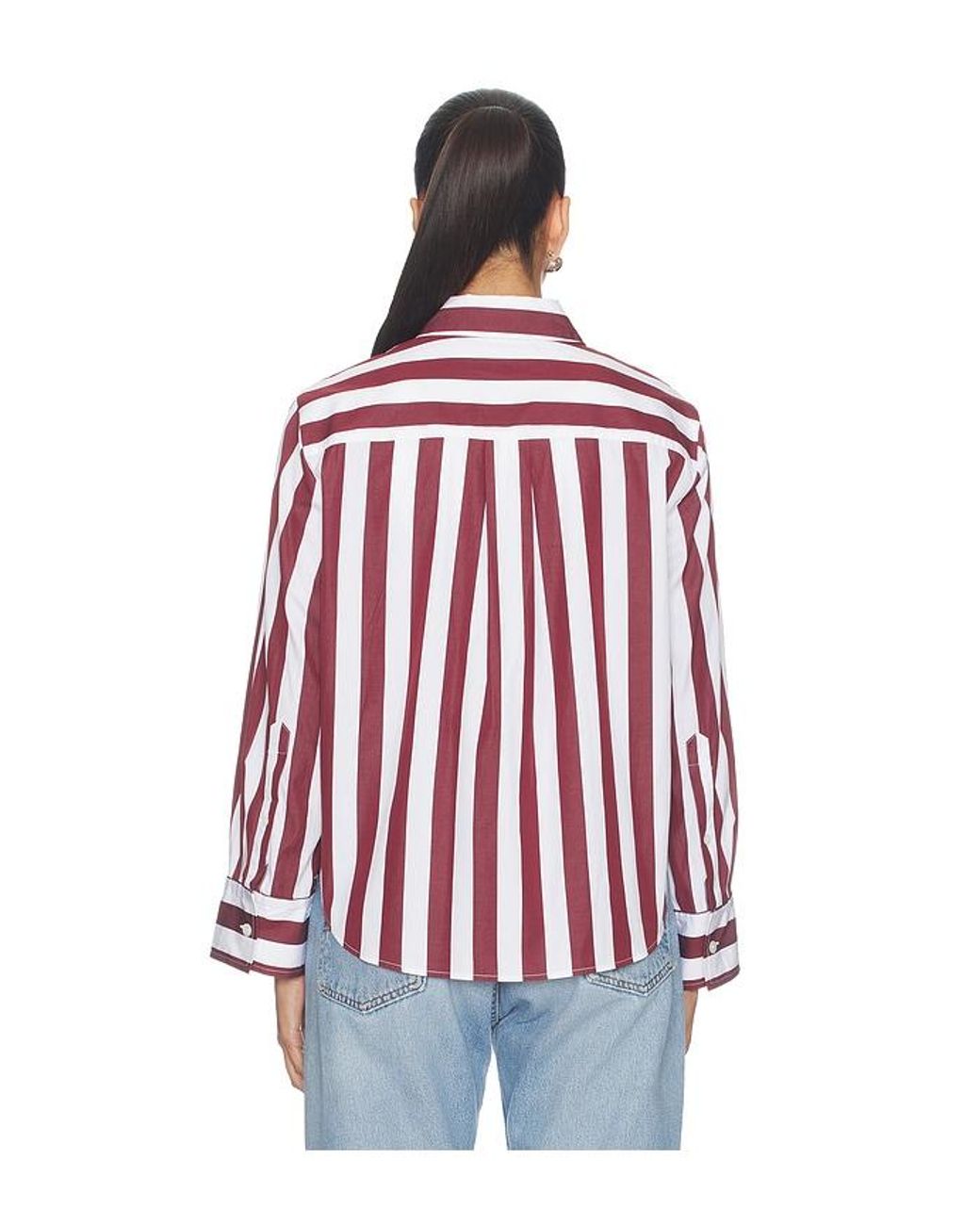 Madewell Red Yneck Shirt