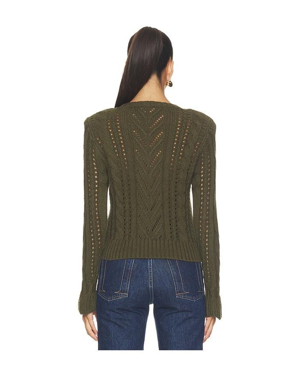 L'Agence Multicolor 'Agence Mio Cable Crop Pullover