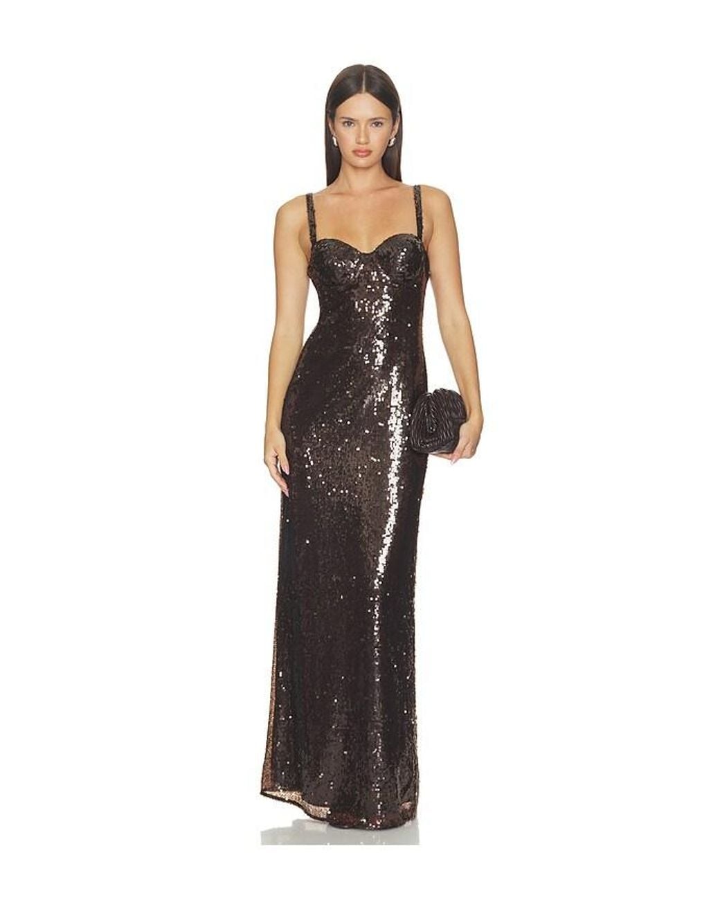 L'Agence Multicolor Sayla Maxi Dress