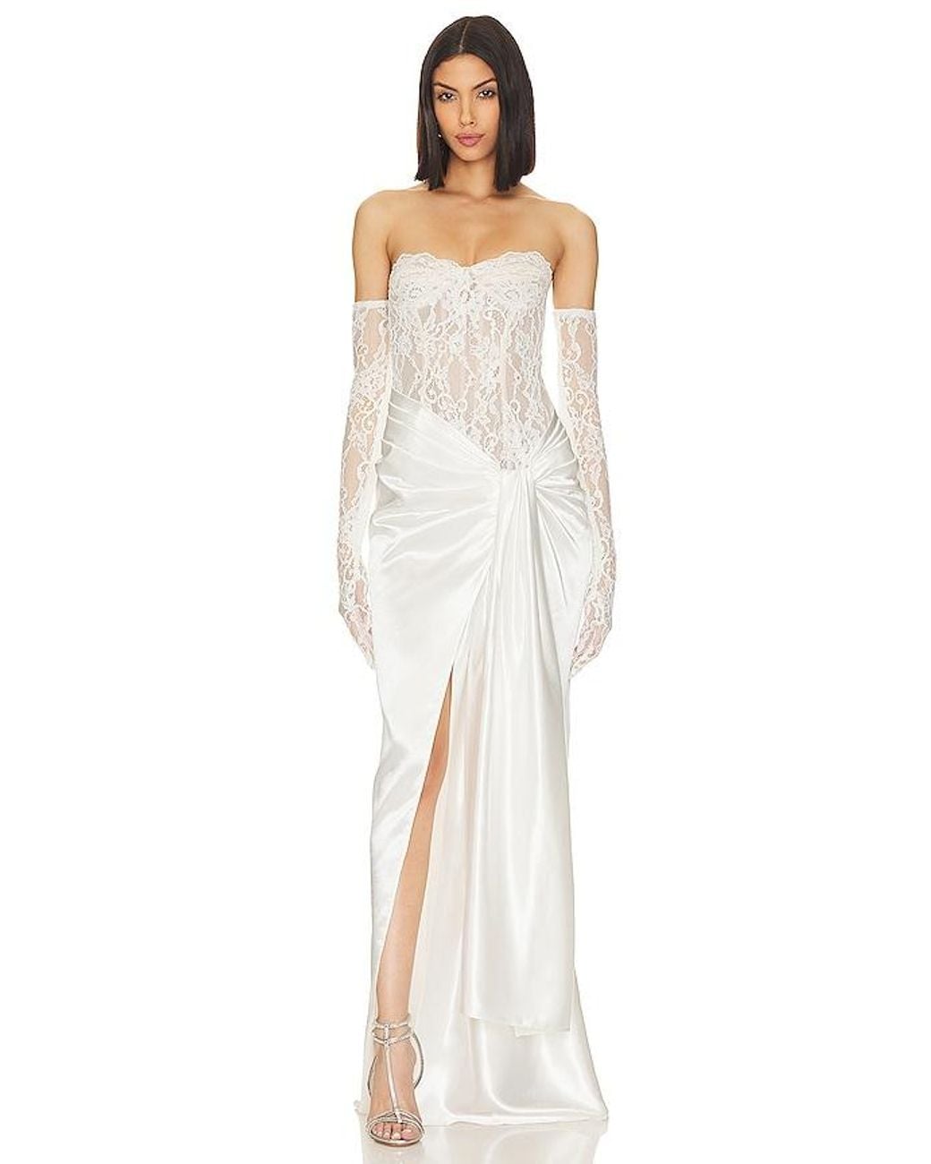 Bronx and Banco White X Revolve Gina Gown