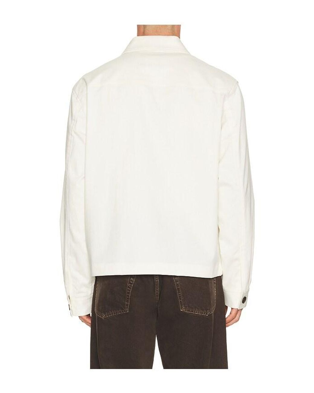 Theory White Moonsoft Jacket for men