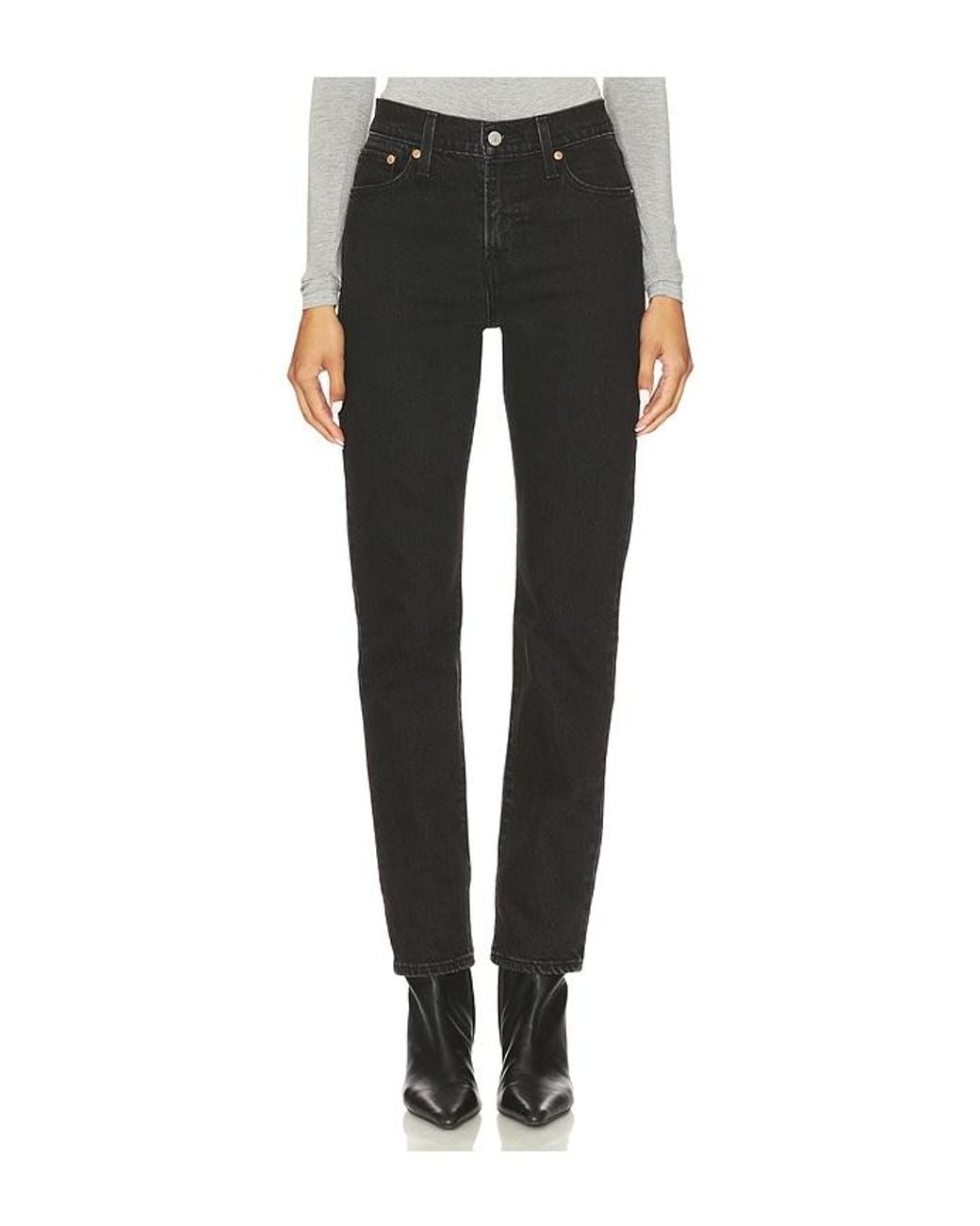 Levi's Black Wedgie Slim Jeans