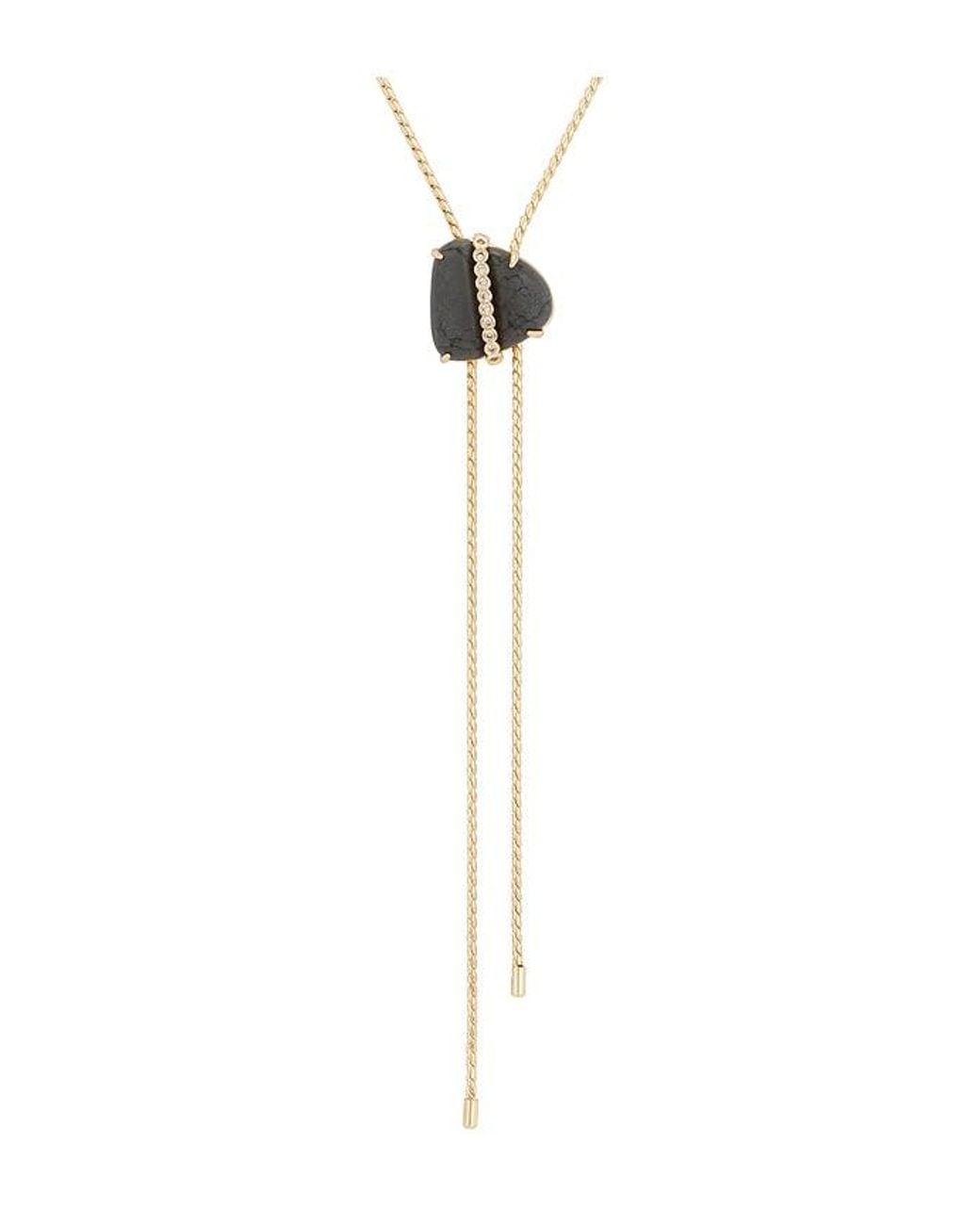 Ettika Blue Midnight Solstice Bolo Necklace