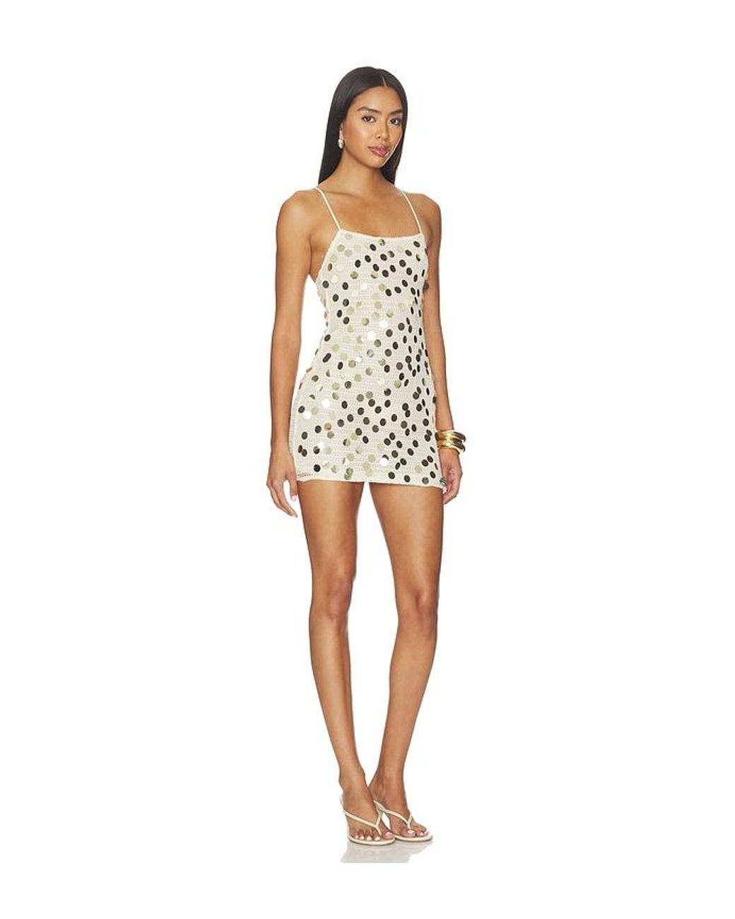 superdown White Arlett Mini Dress
