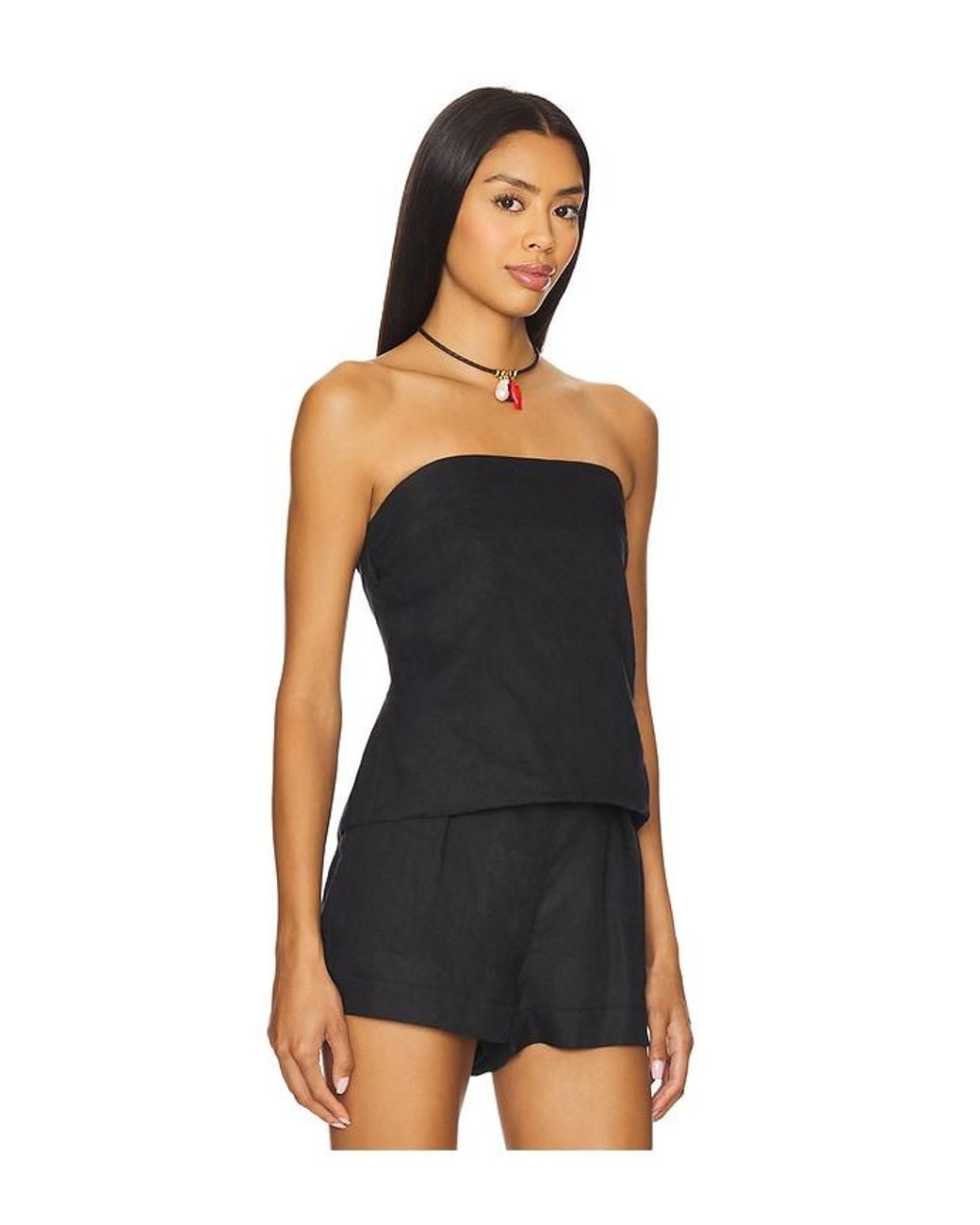 LSPACE Black Tessa Top