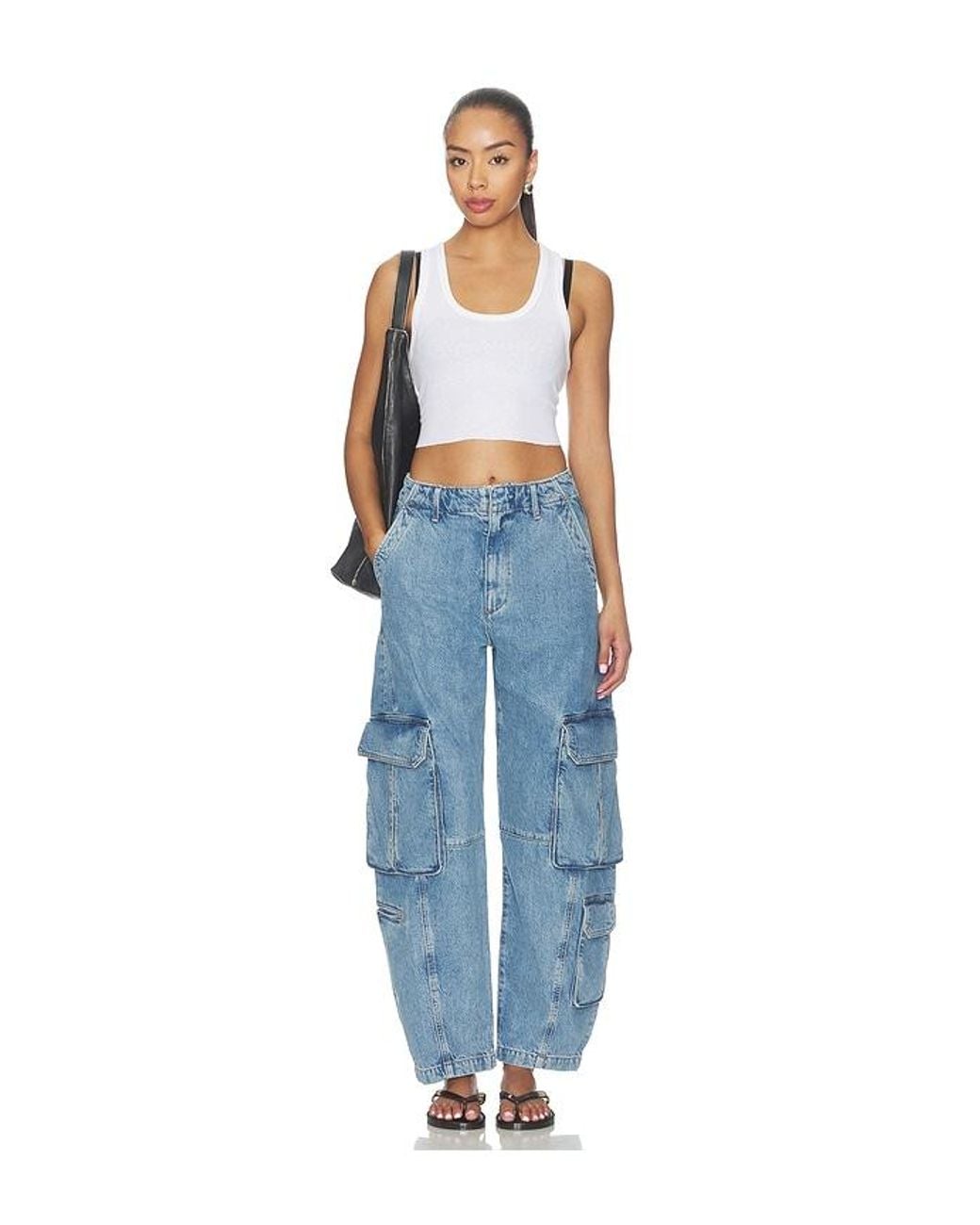 Agolde Blue Ambika Utility Jean