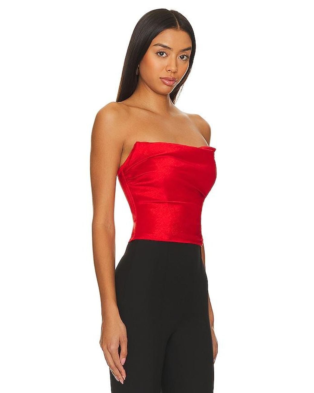 Lovers + Friends Red Adler Top