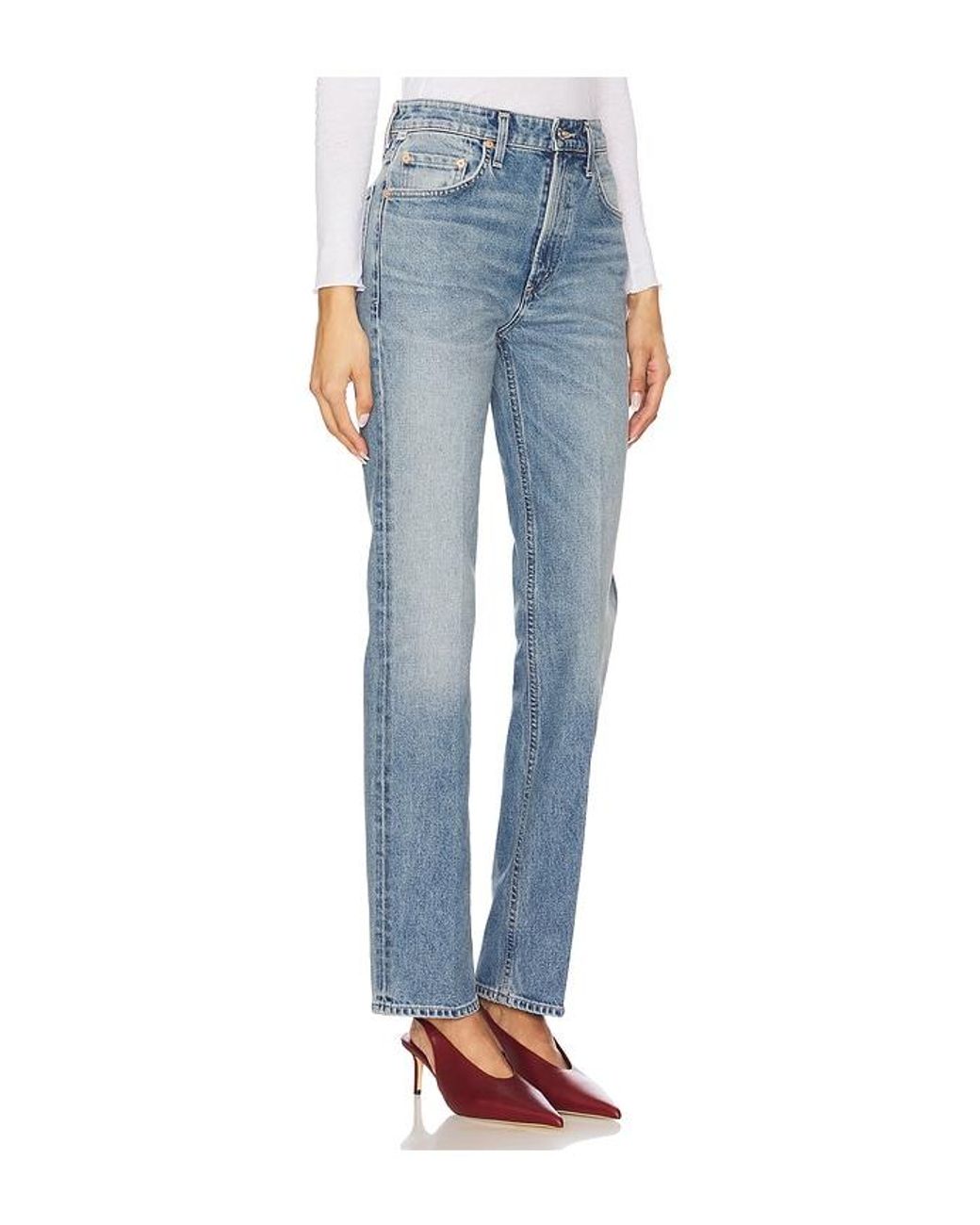 Citizens of Humanity Blue Zurie Straight Jeans