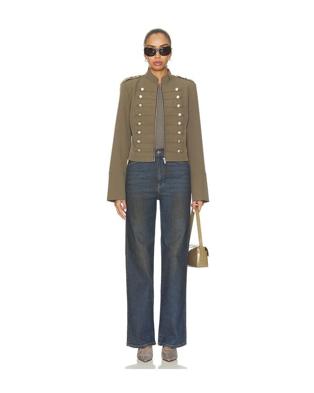 superdown Green Elise Military Jacket