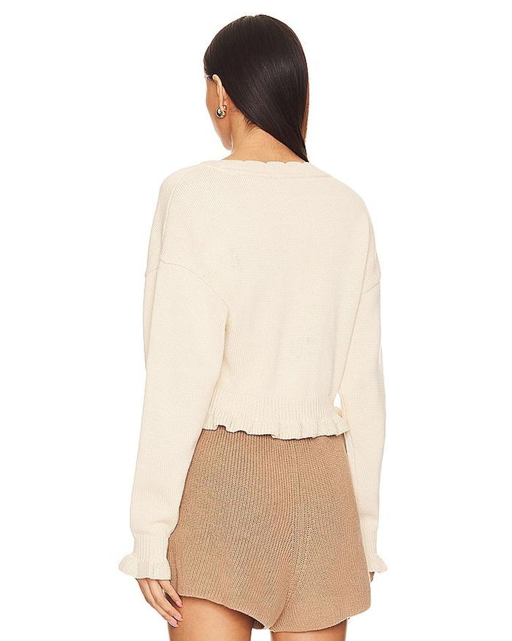Tularosa Natural Jovien Rosette Cardigan