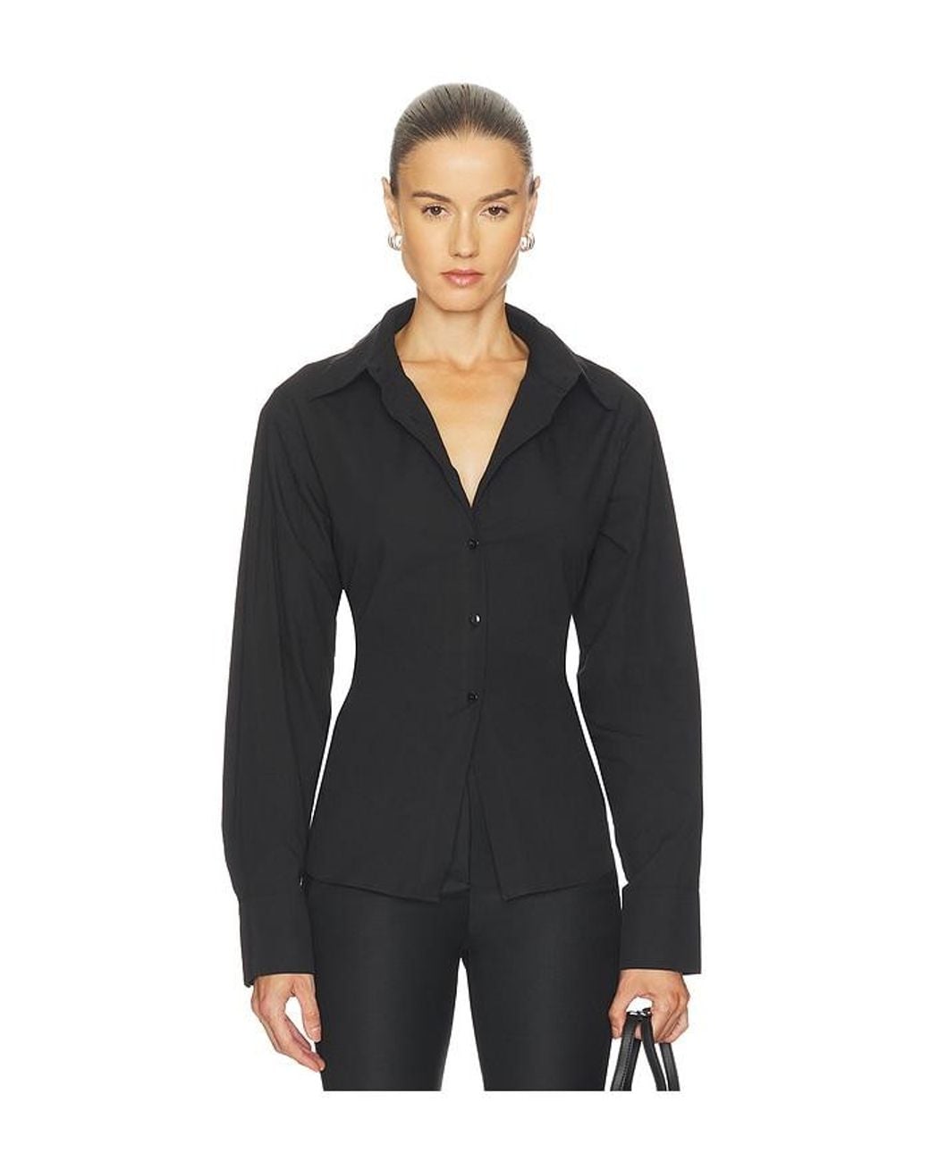 ALL THE WAYS Black Clarise Open Back Top