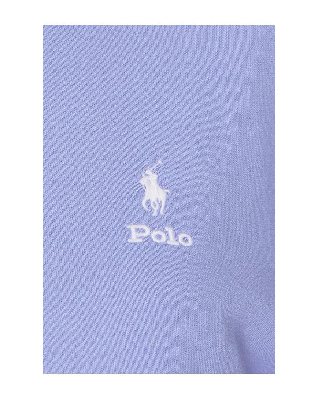 Polo Ralph Lauren Blue Island Fleece Crew Neck Sweatshirt