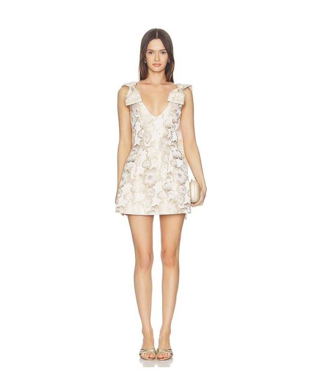 Lovers + Friends Natural Halley Mini Dress