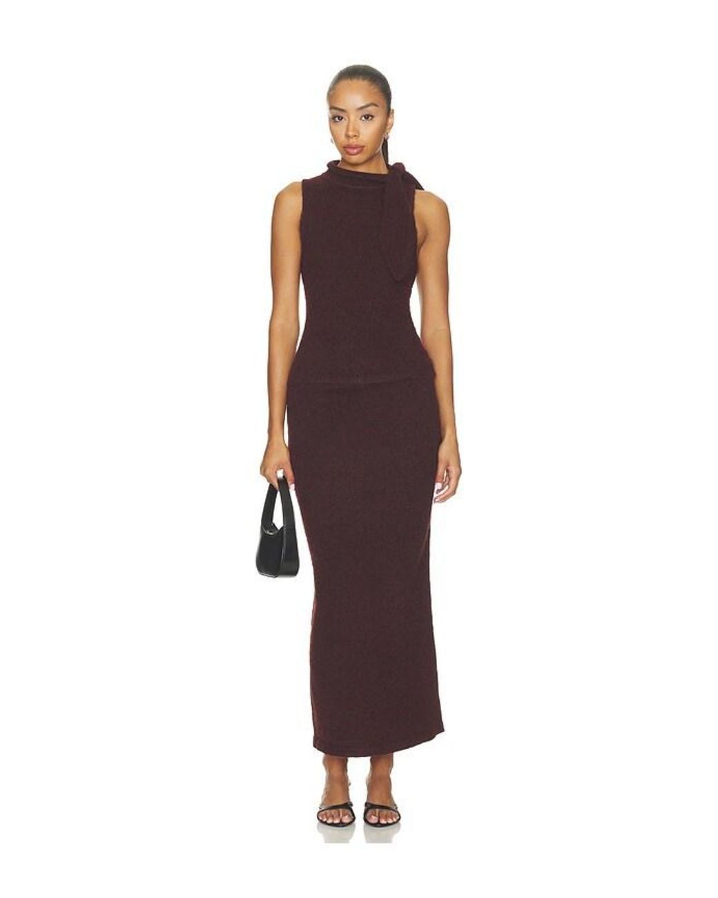 Line & Dot Multicolor X Revolve Maxi Skirt