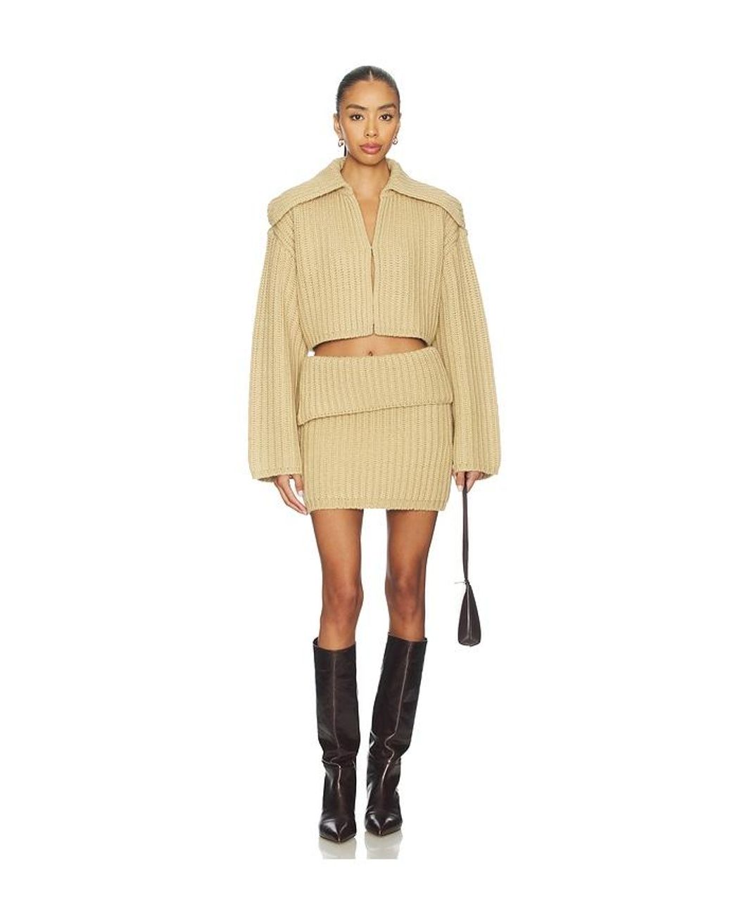 Lovers + Friends Natural Carolina Skirt