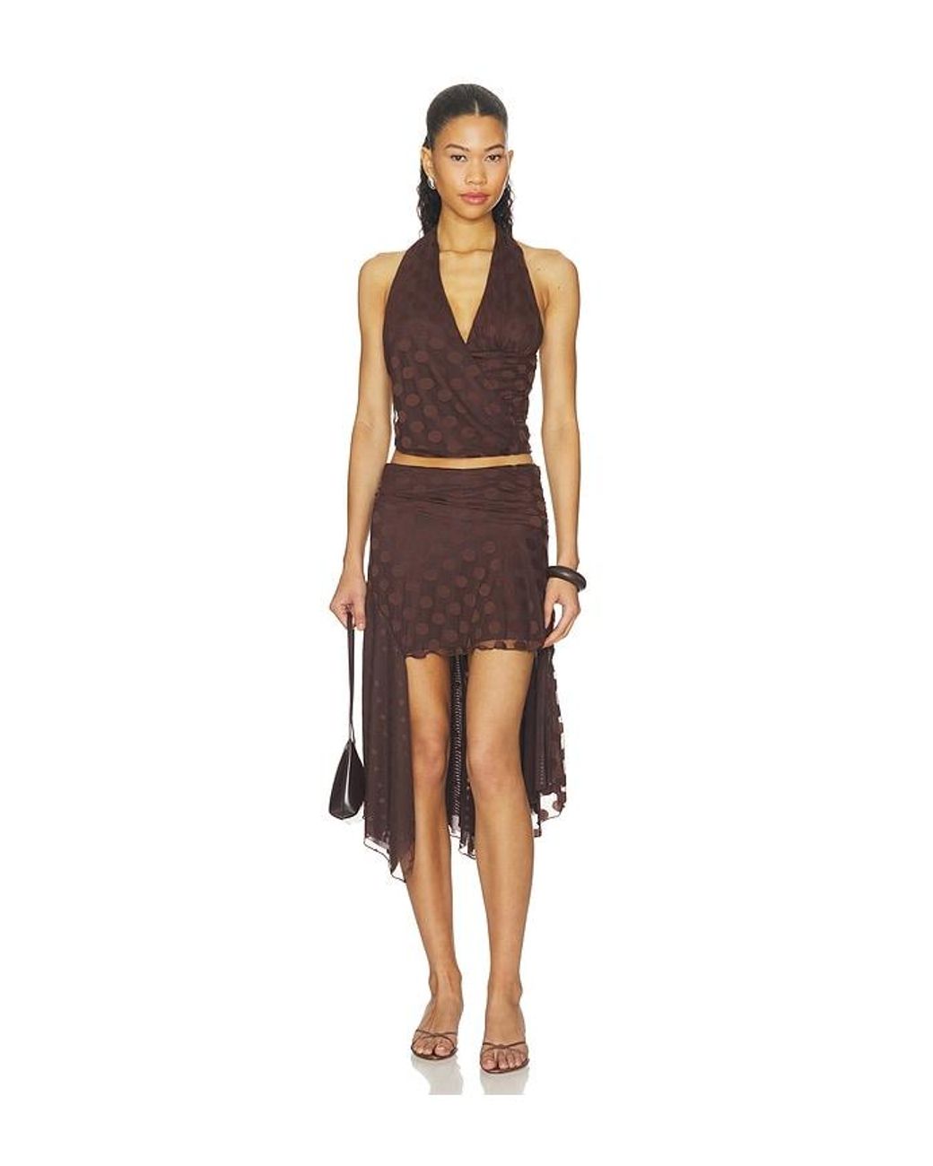 SOVERE Brown Blyth Skirt