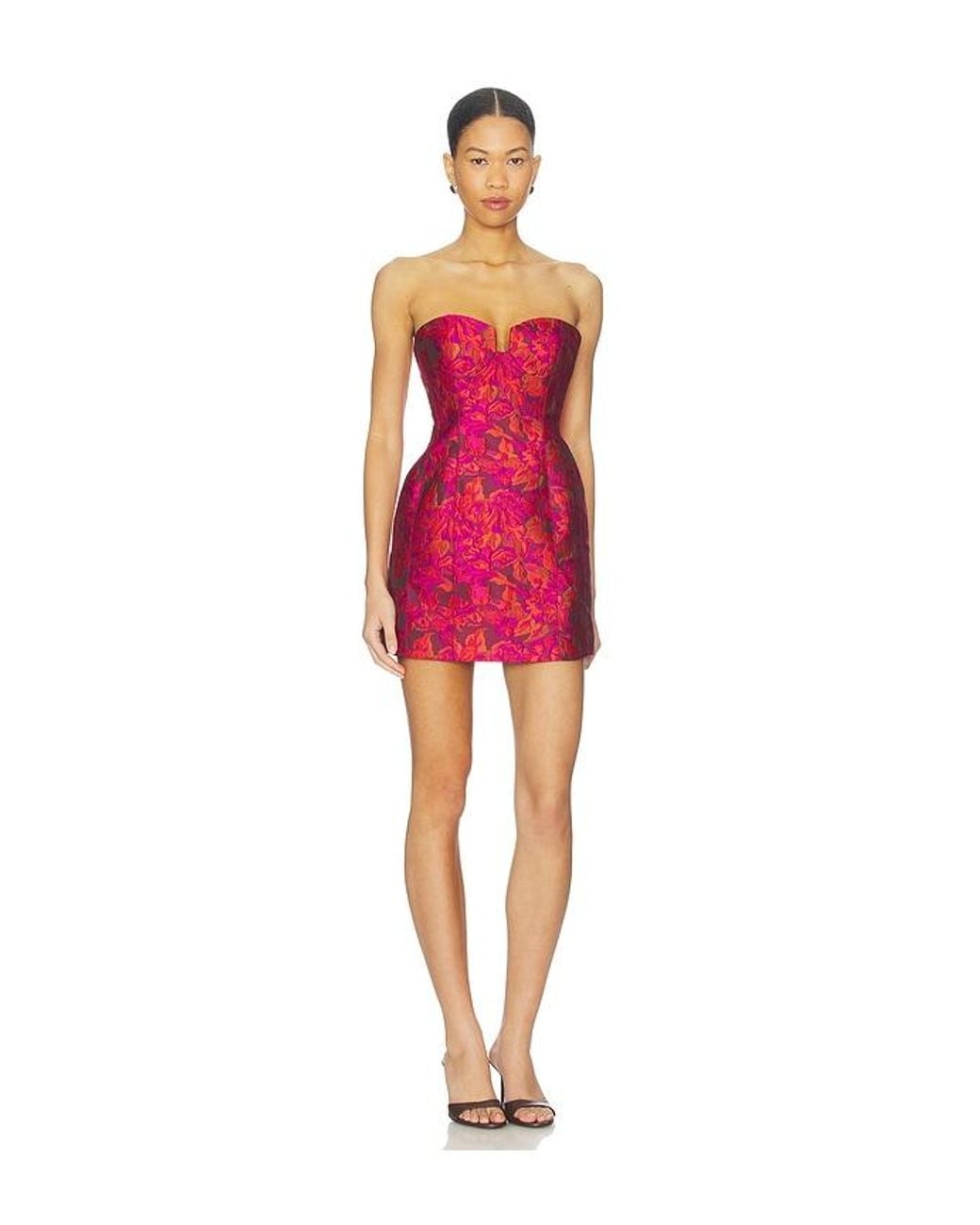 Nbd Red Nora Mini Dress