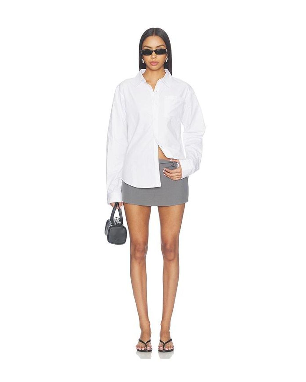 Lioness White Hailey Button Up Shirt