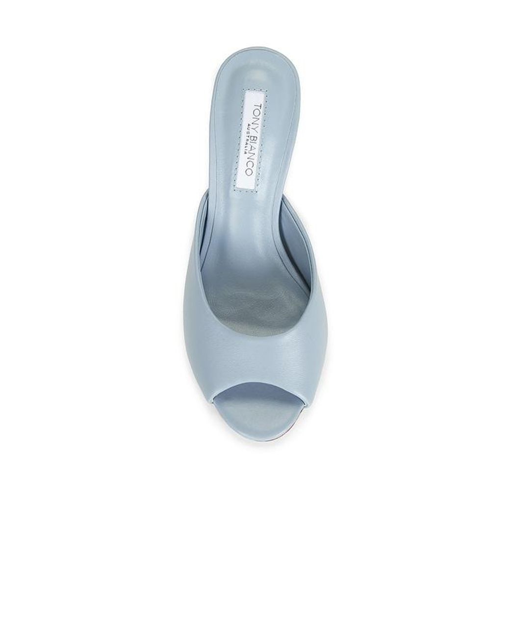 Tony Bianco Blue Sandra Mule