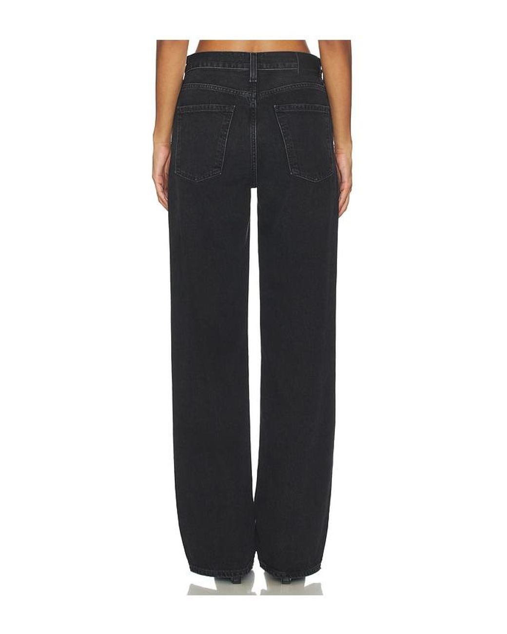 Citizens of Humanity Black Annina Straight Leg Jeans