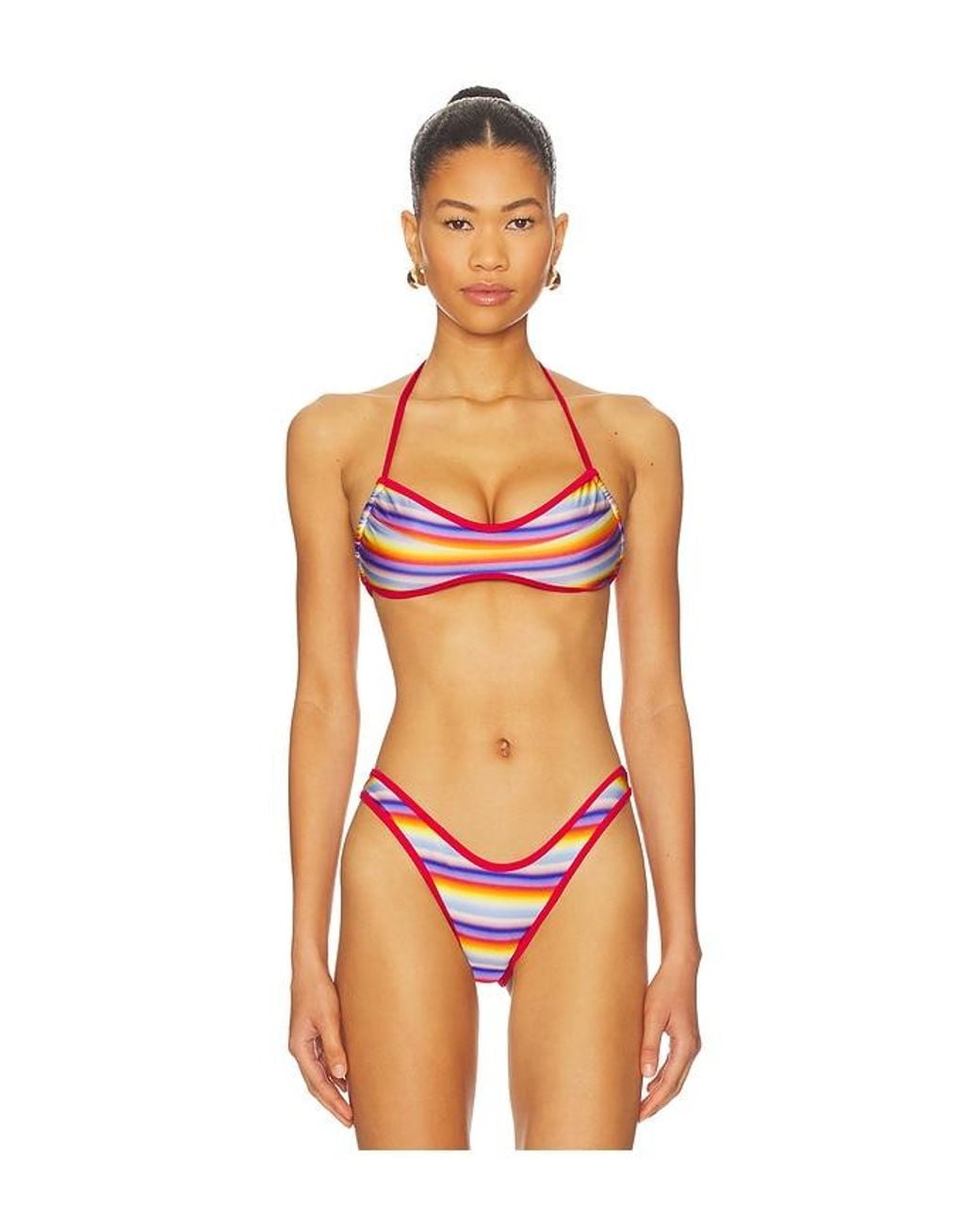 FAE Orange Maya Bikini Top