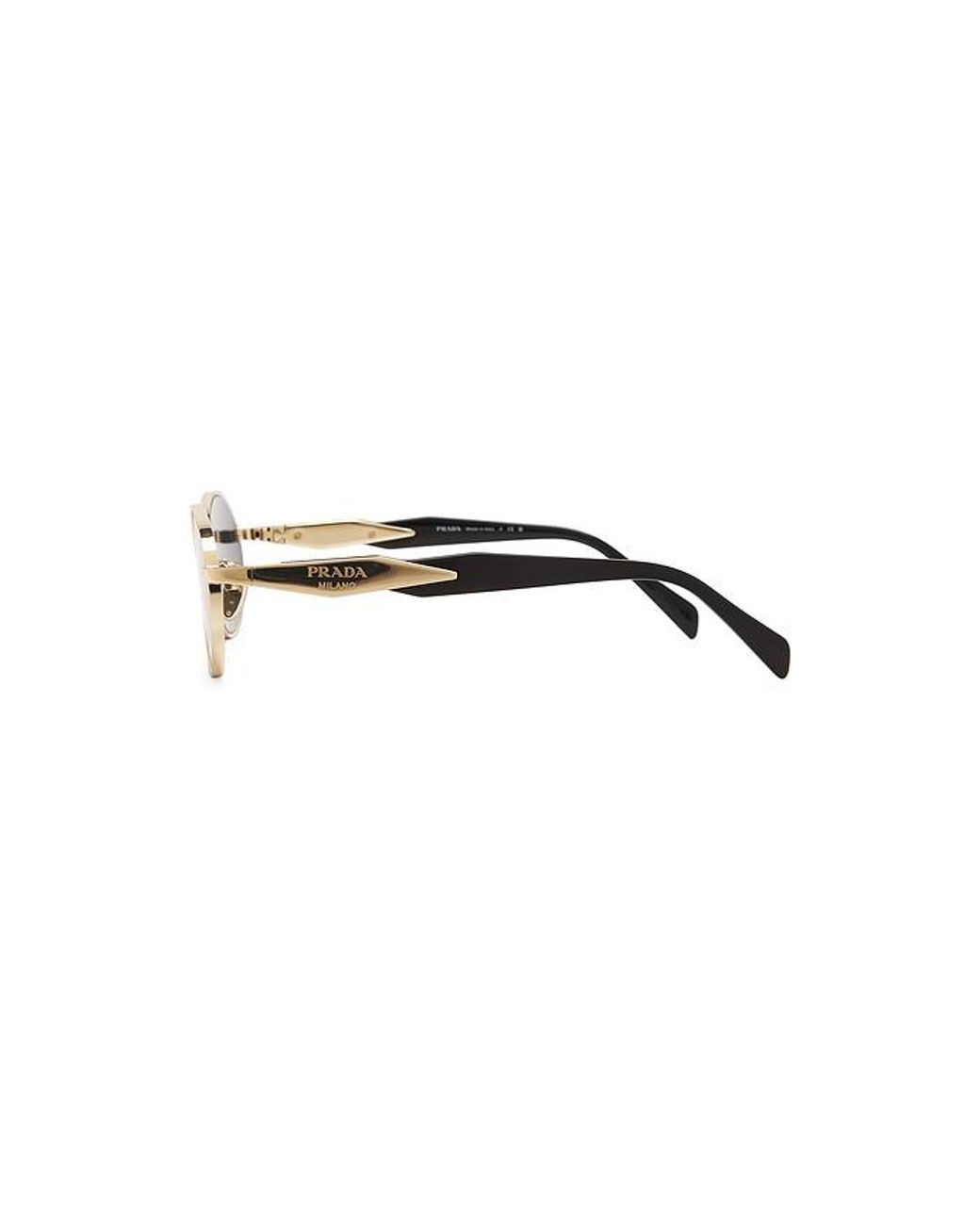 Prada Multicolor Oval Sunglasses for men