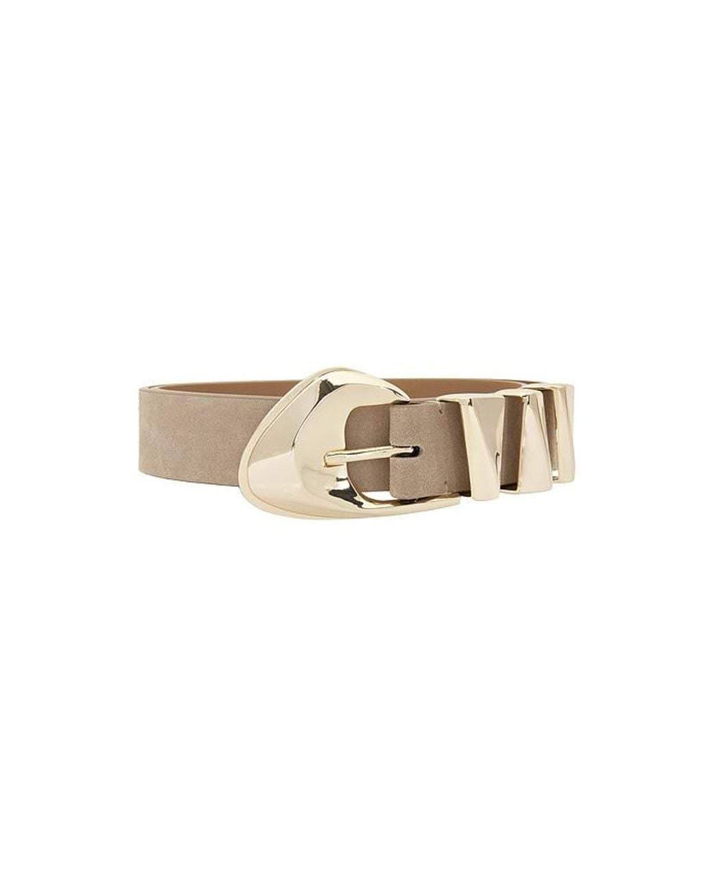 Ettika White Modern Western Belt