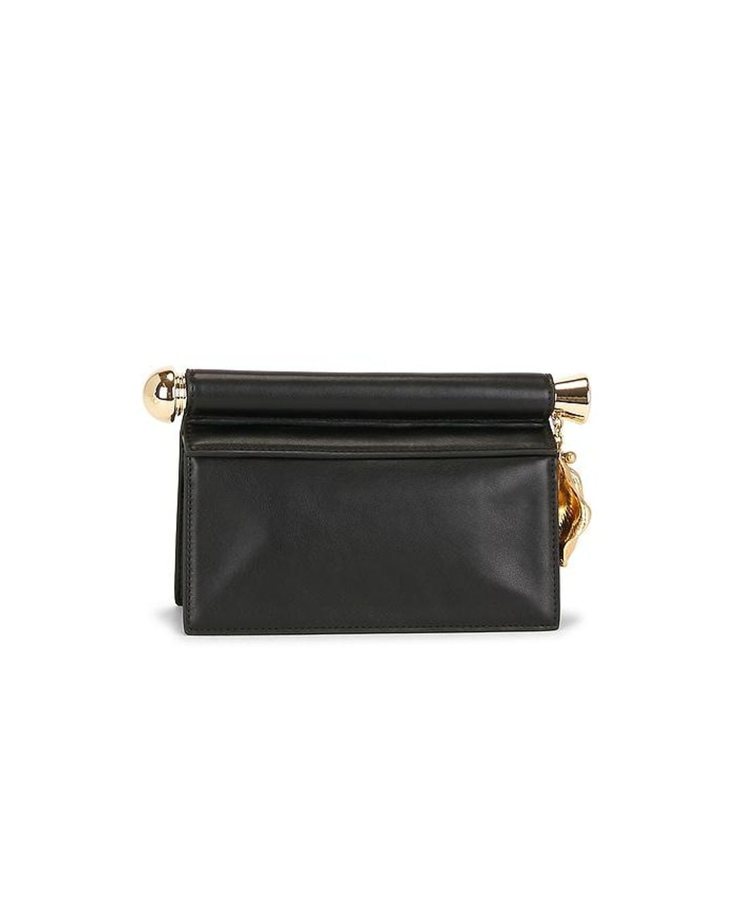 JW PEI Black Holly Metal Pendant Embellished Clutch