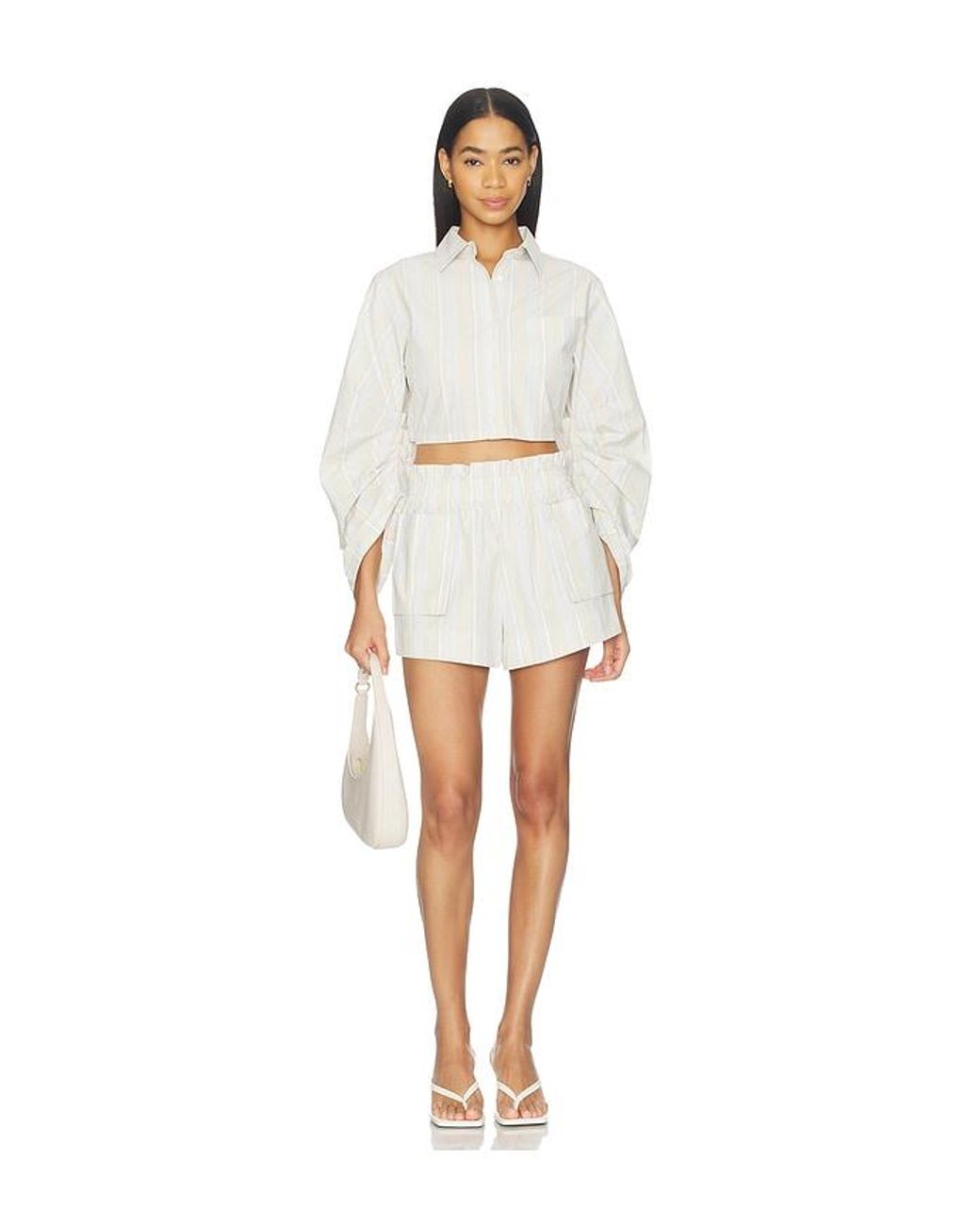 Hevron White Mira Short