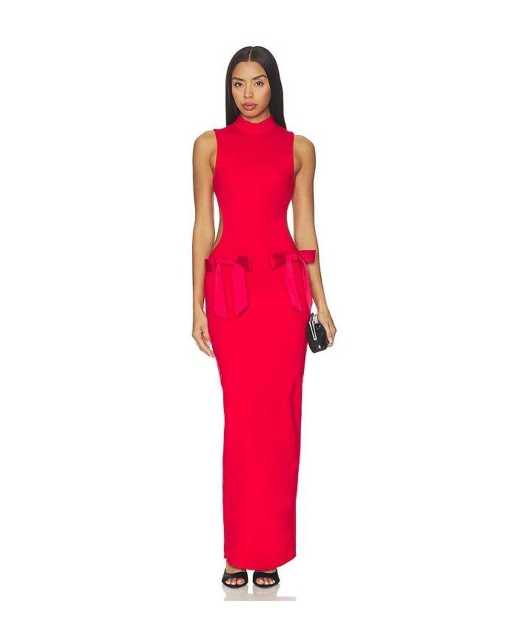 MORE TO COME Red Caydence Gown