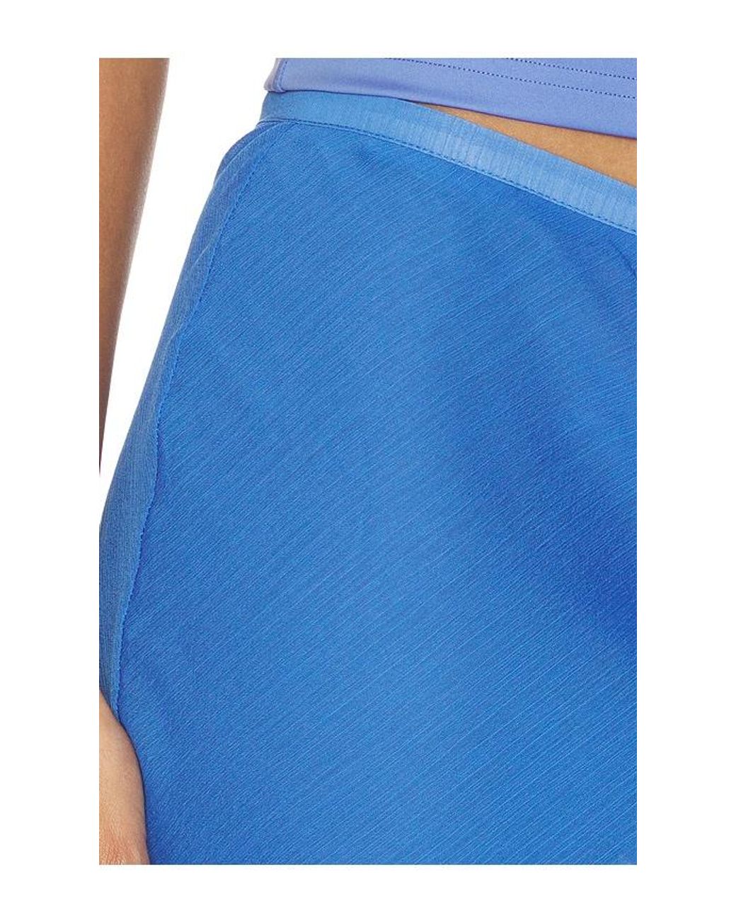 Lioness Blue Shoreline Midi Skirt