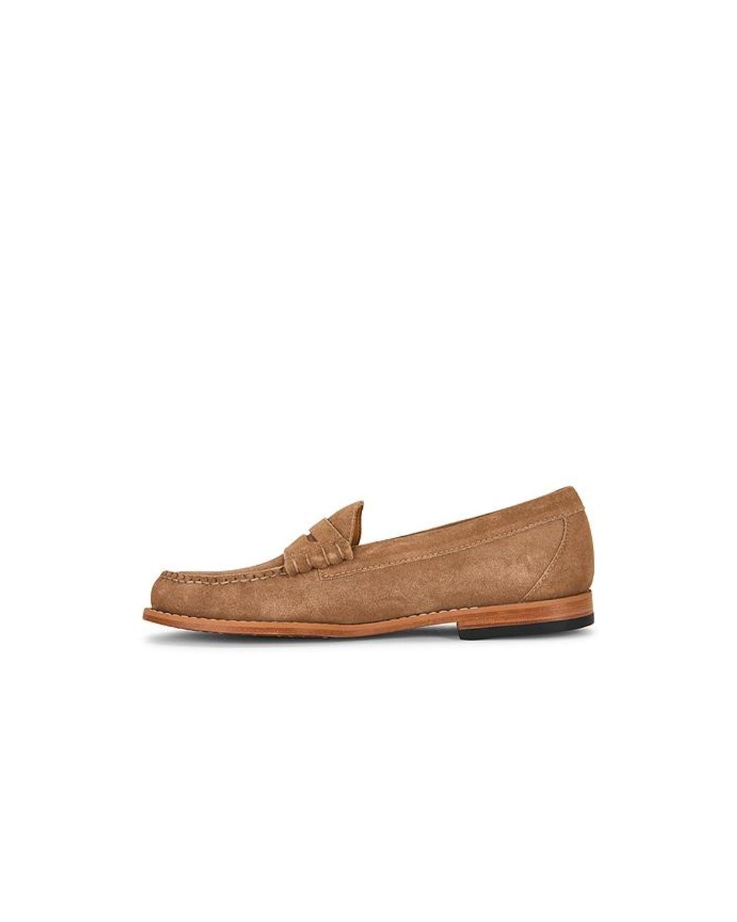 G.H.BASS White Larson Weejuns Loafers for men