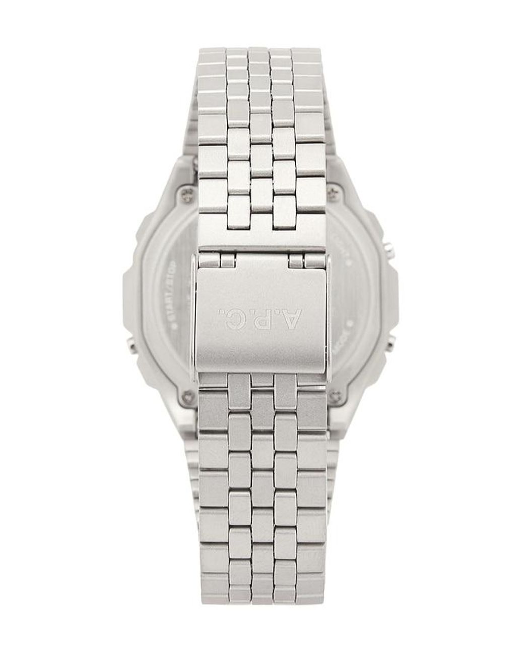 A.P.C. White Montre Casio Watch for men
