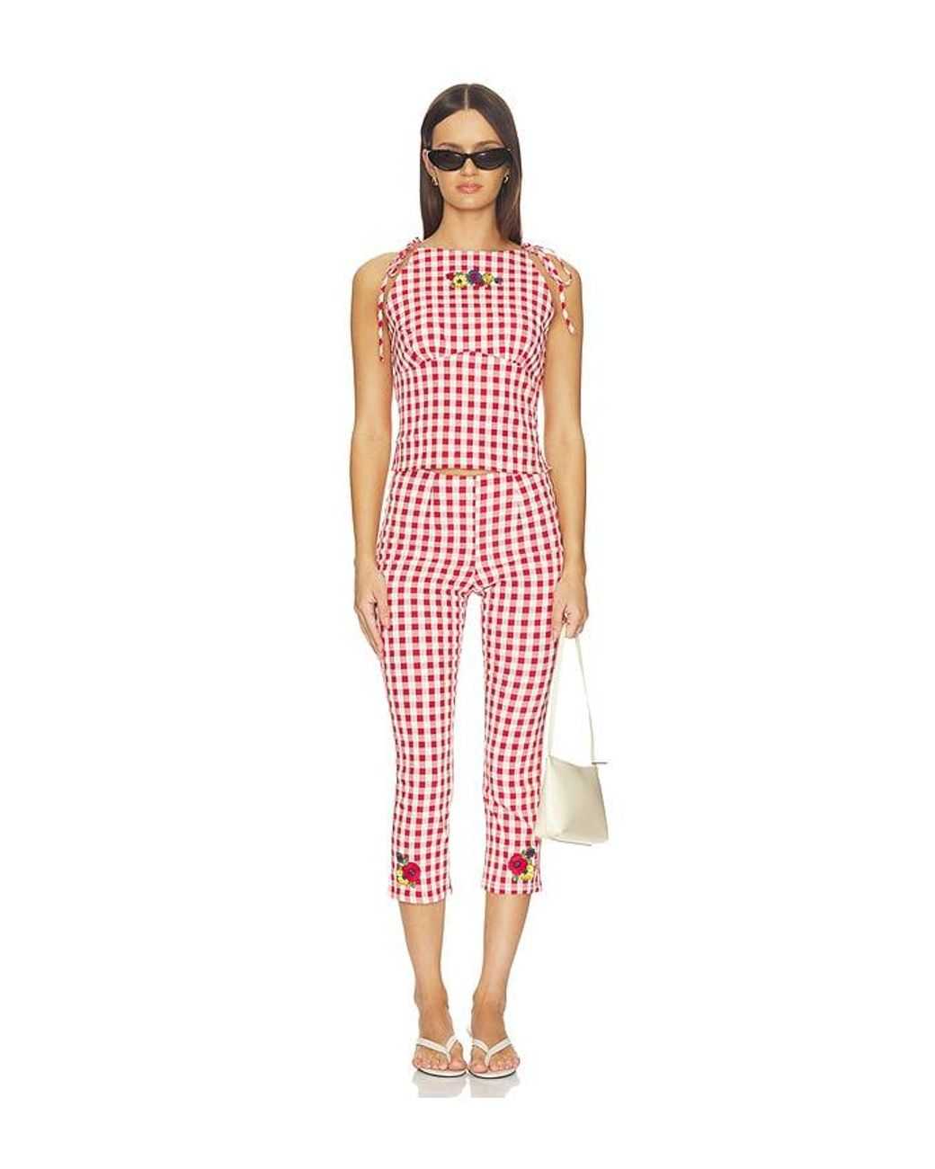 Lisa Says Gah Red Lucy Top