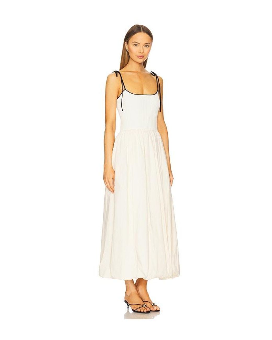 Line & Dot White Jules Dress