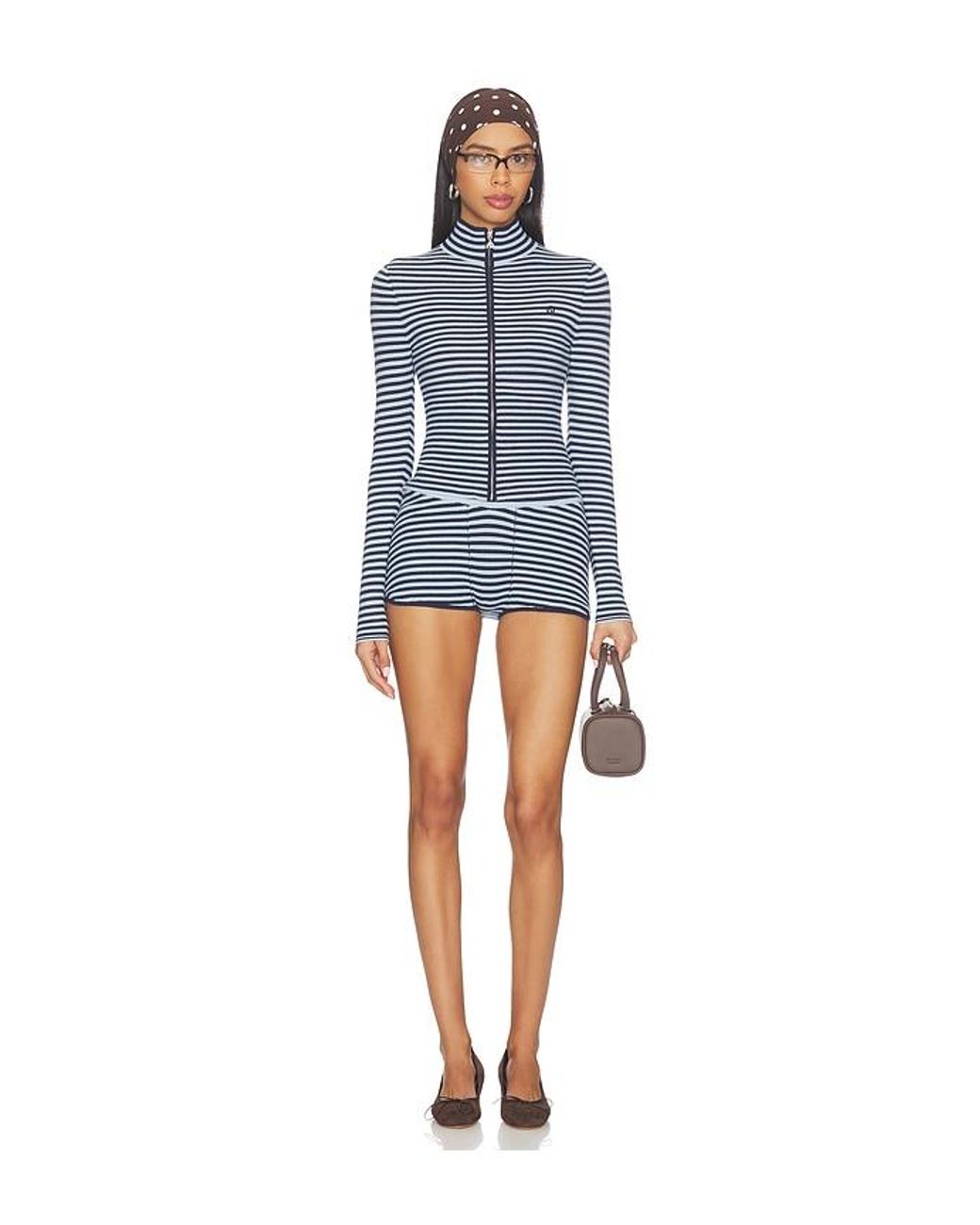 Miaou Blue Emilia Short