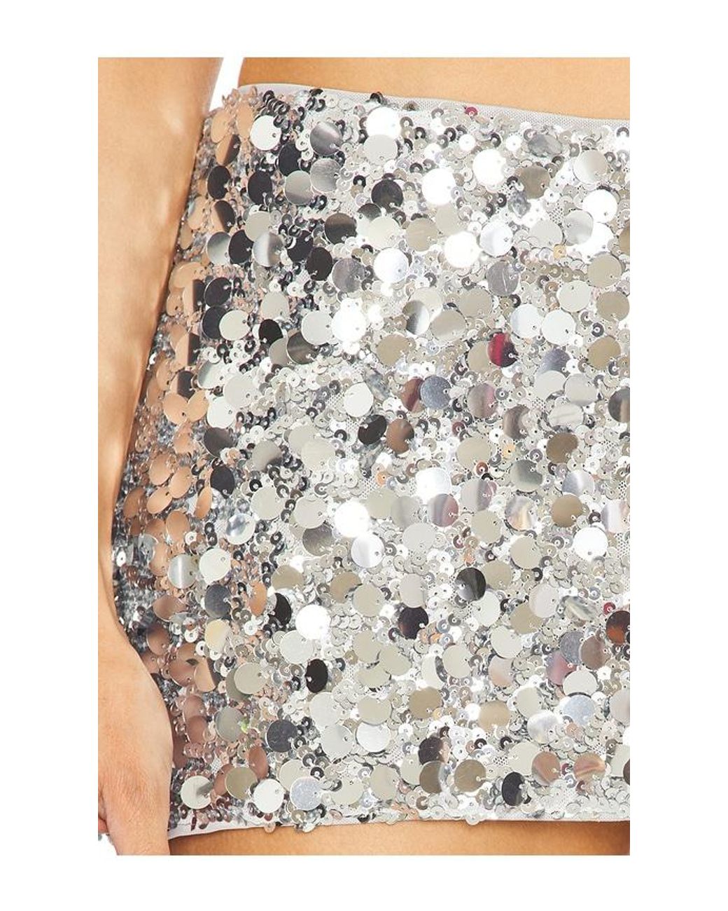 LOBA Metallic Cher Mini Skort