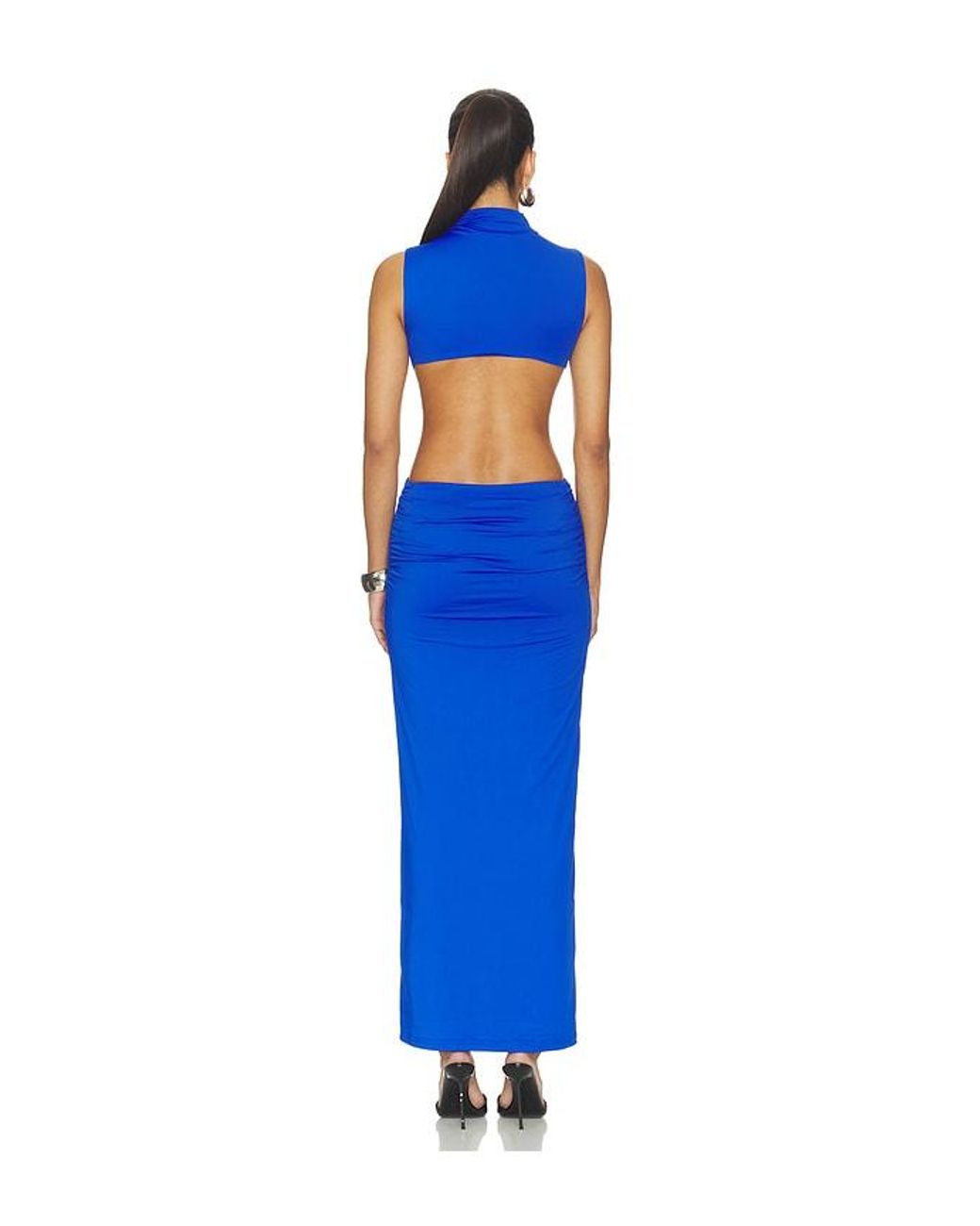 superdown Blue Chana Cut Out Maxi Dress