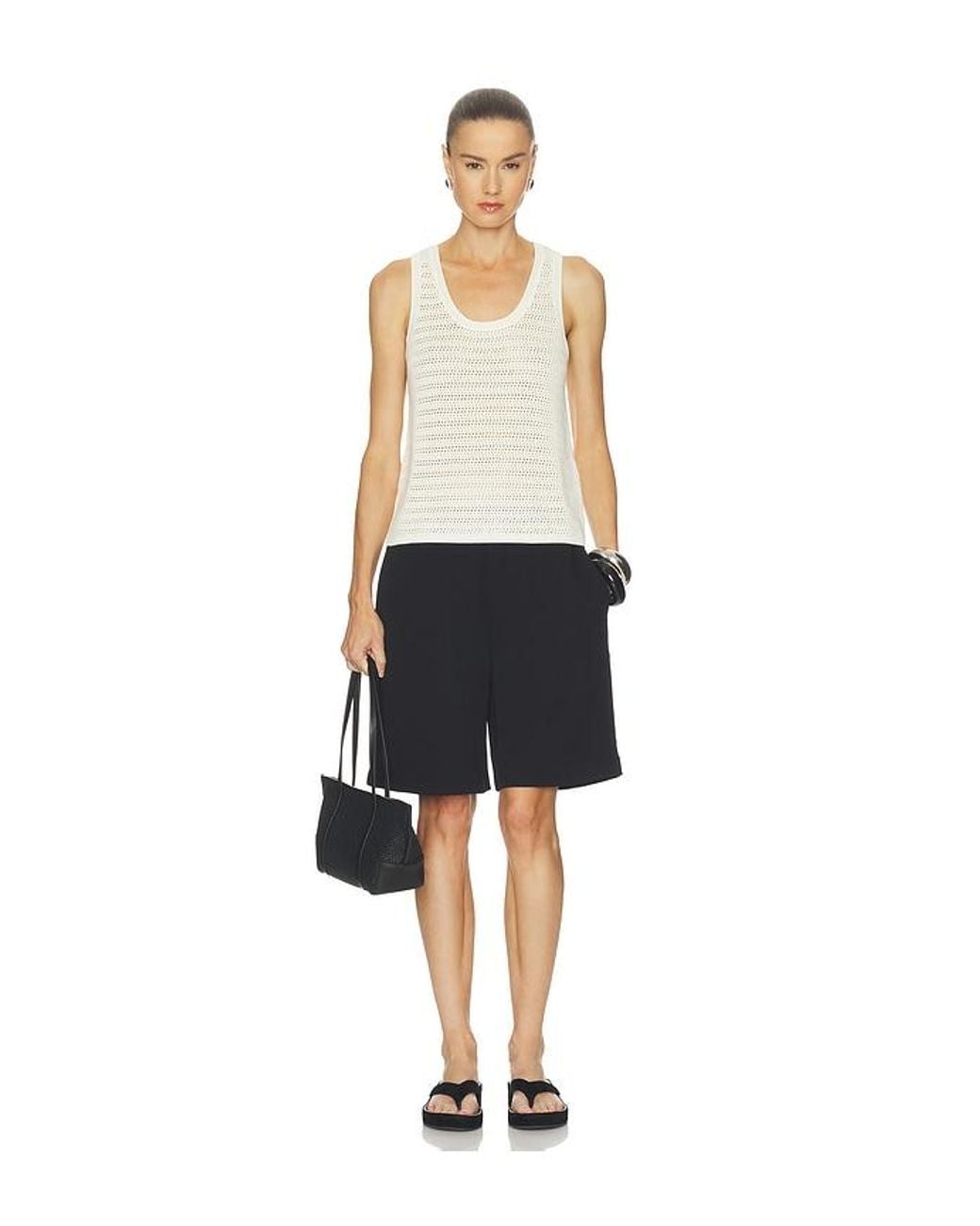 Anine Bing White Arie Tank