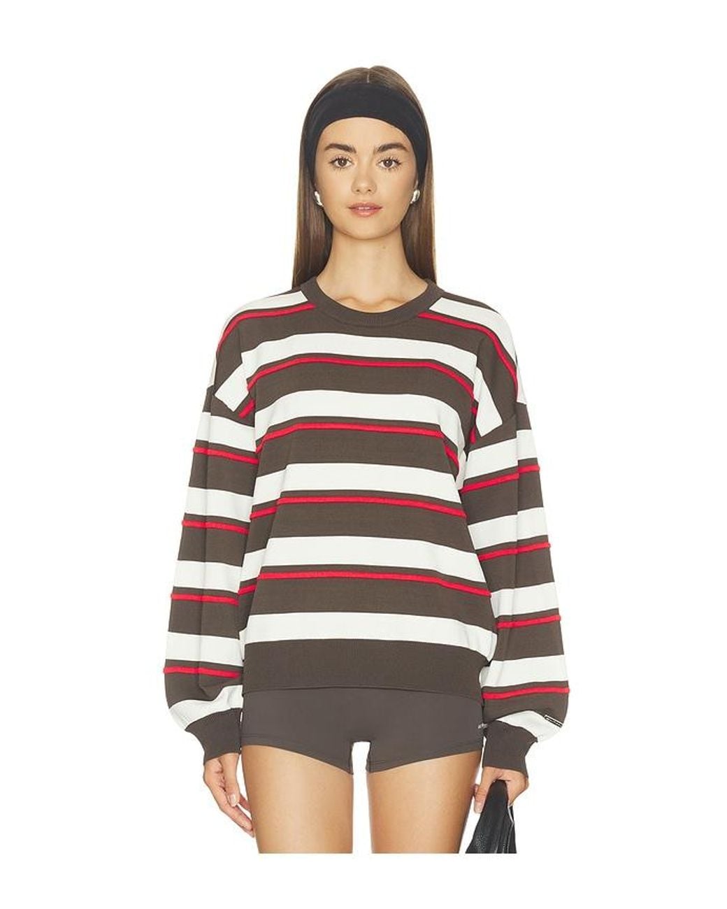 P.E Nation Multicolor Retreat Stripe Sweater