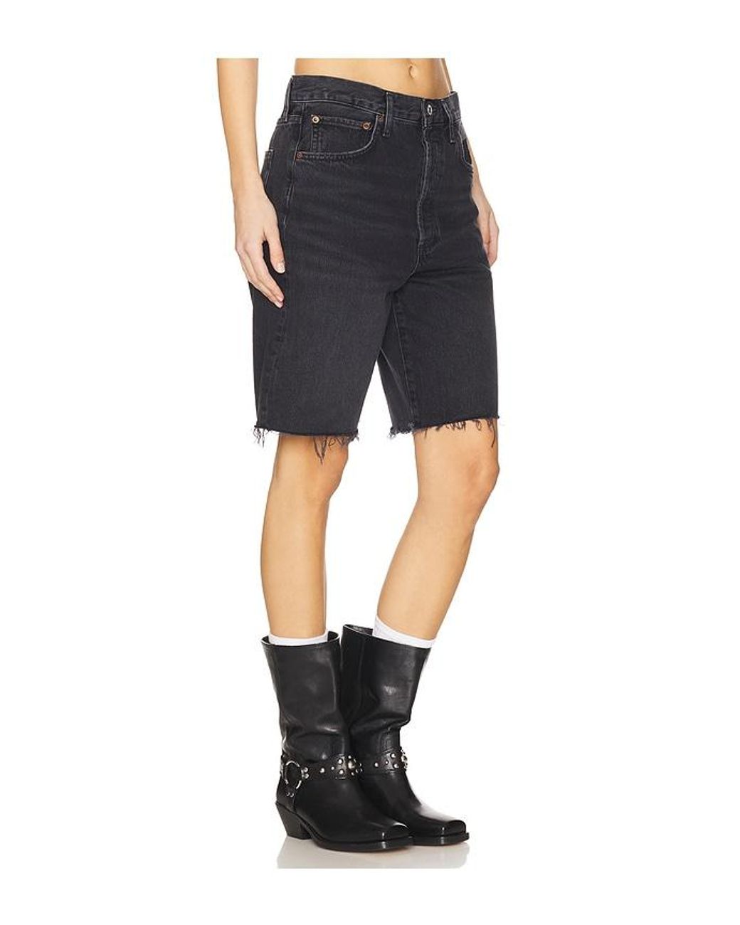 Agolde Blue 90's Short