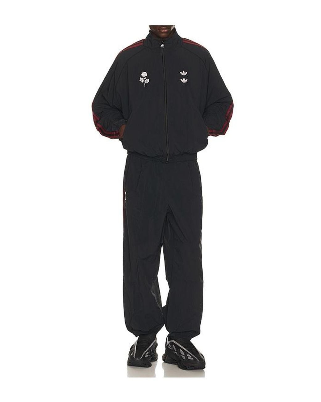 Adidas Originals Black X Willy Chavarria Woven Ts Pan for men
