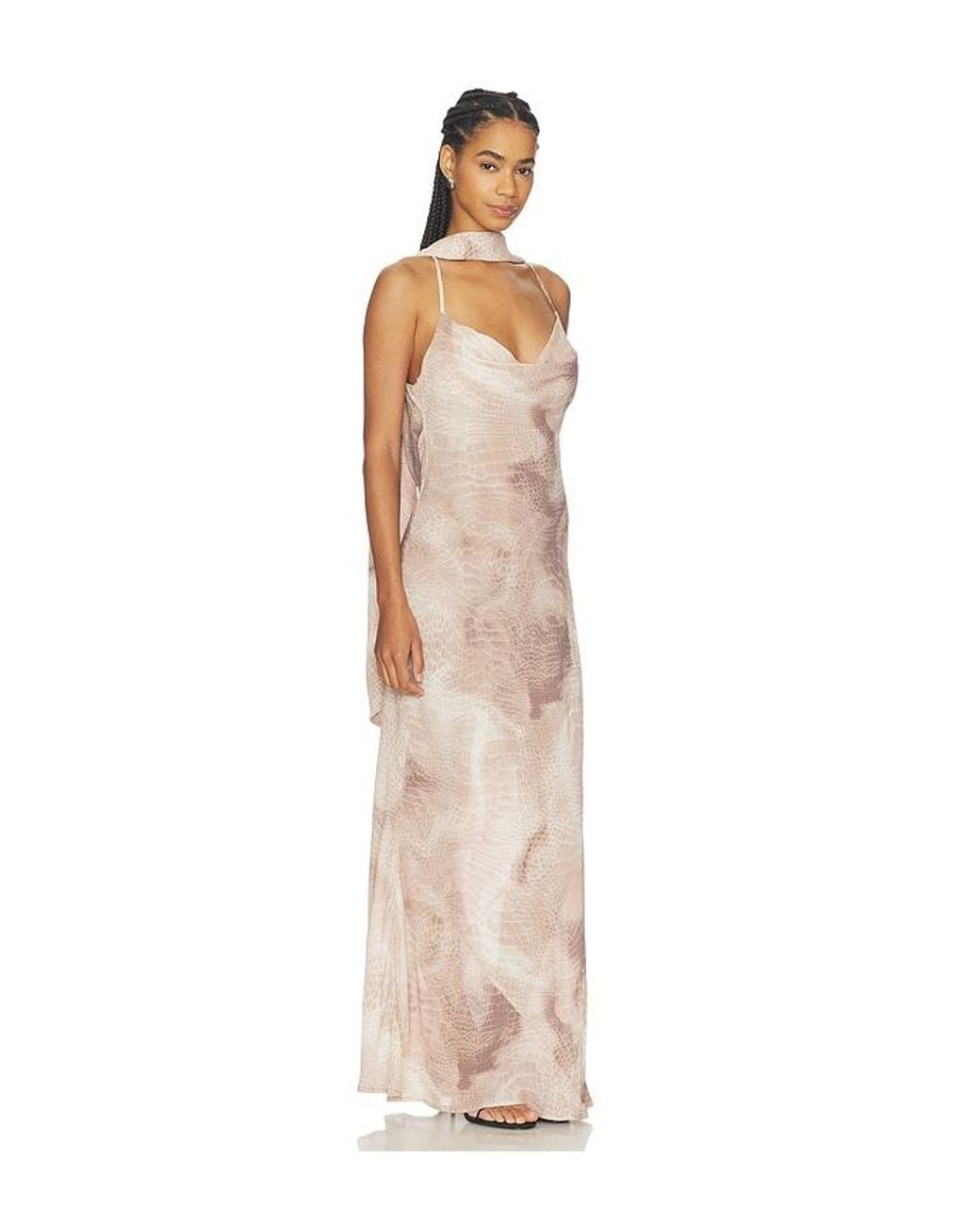 AFRM Natural Cheryl Dress