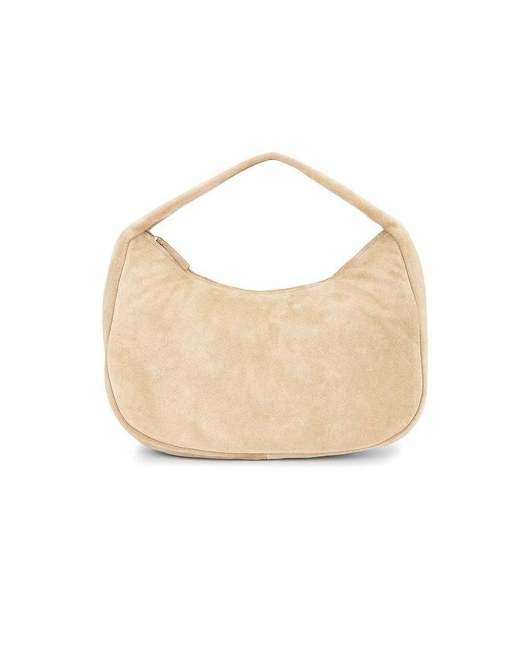 St. Agni Natural Suede Large Bon Bon Bag
