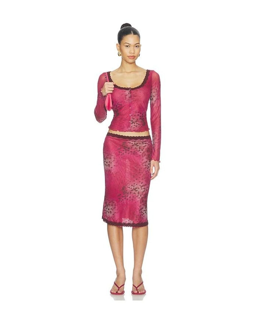 I.AM.GIA Red Scarlet Skirt