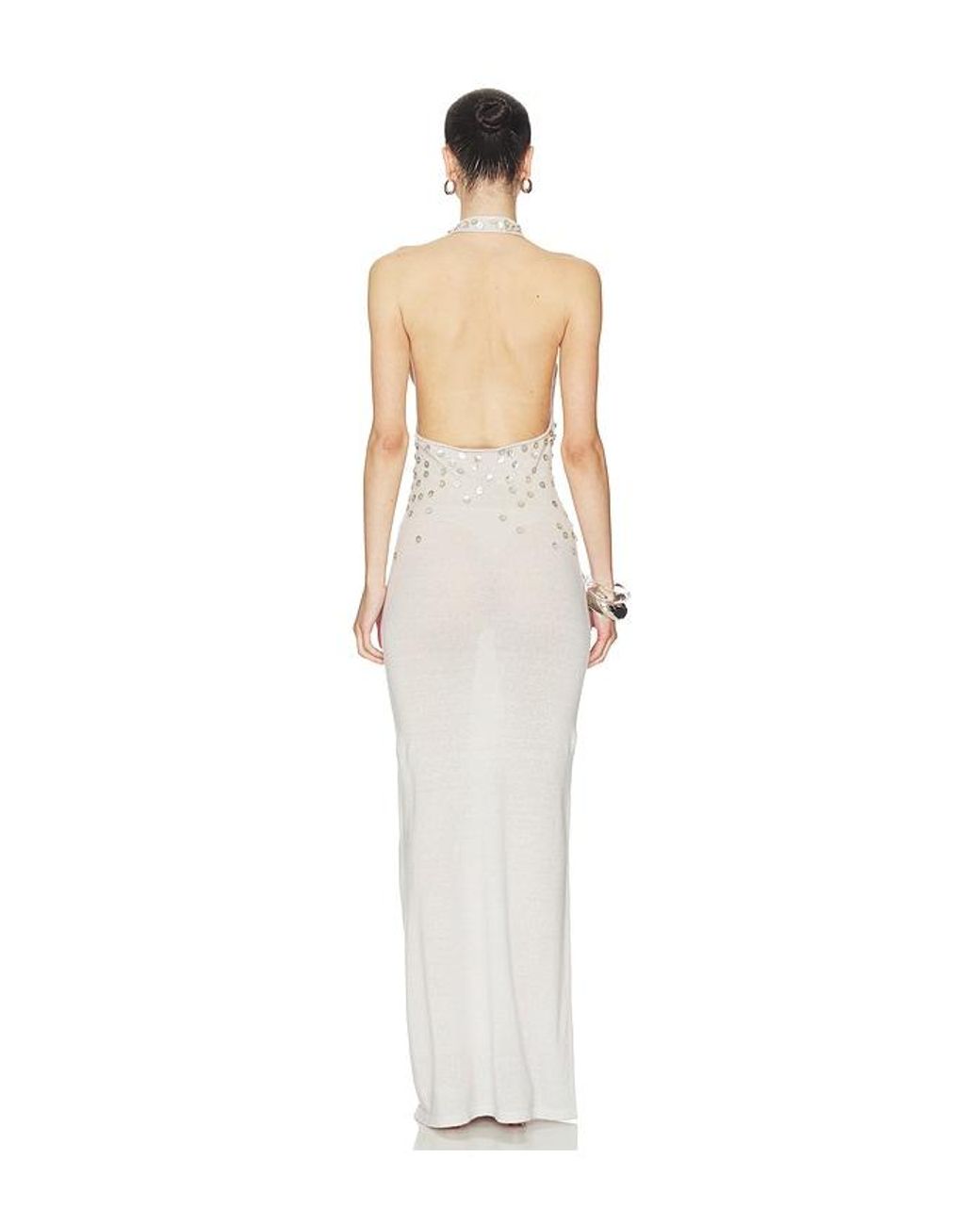AYA MUSE White Oriel Maxi Dress